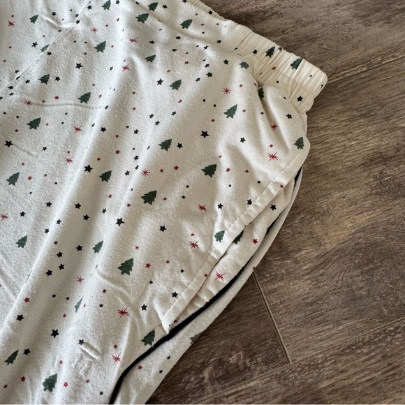 Tommy John Christmas Tree and Starry White Pajama Pull-On Pants - Super Soft - Picture 3 of 8